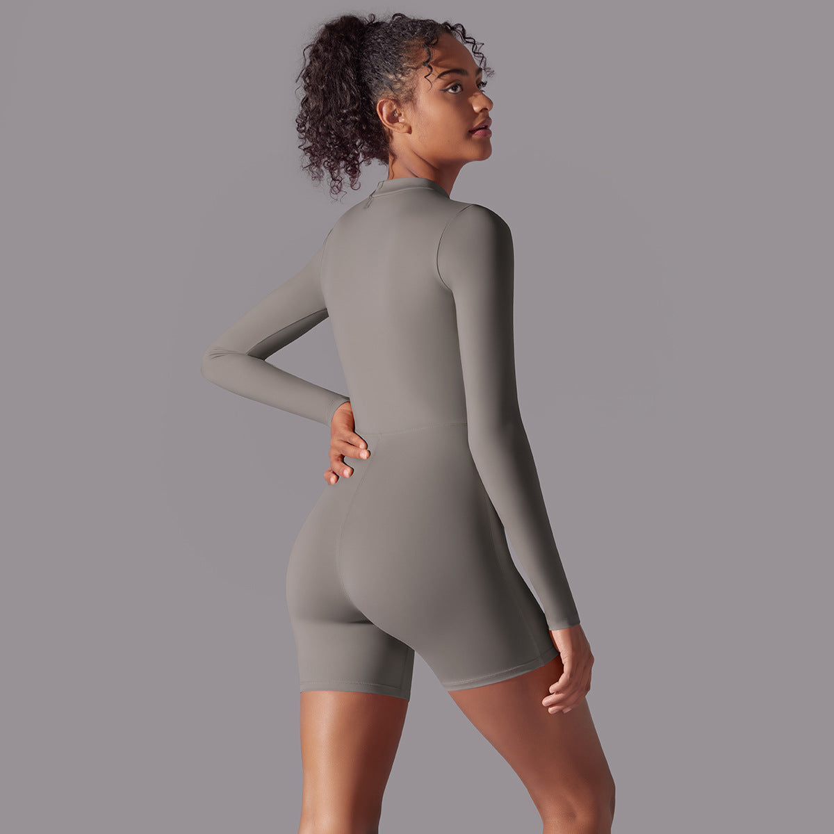 Long Sleeve Fitness Jumpsuit for Dance & Sports