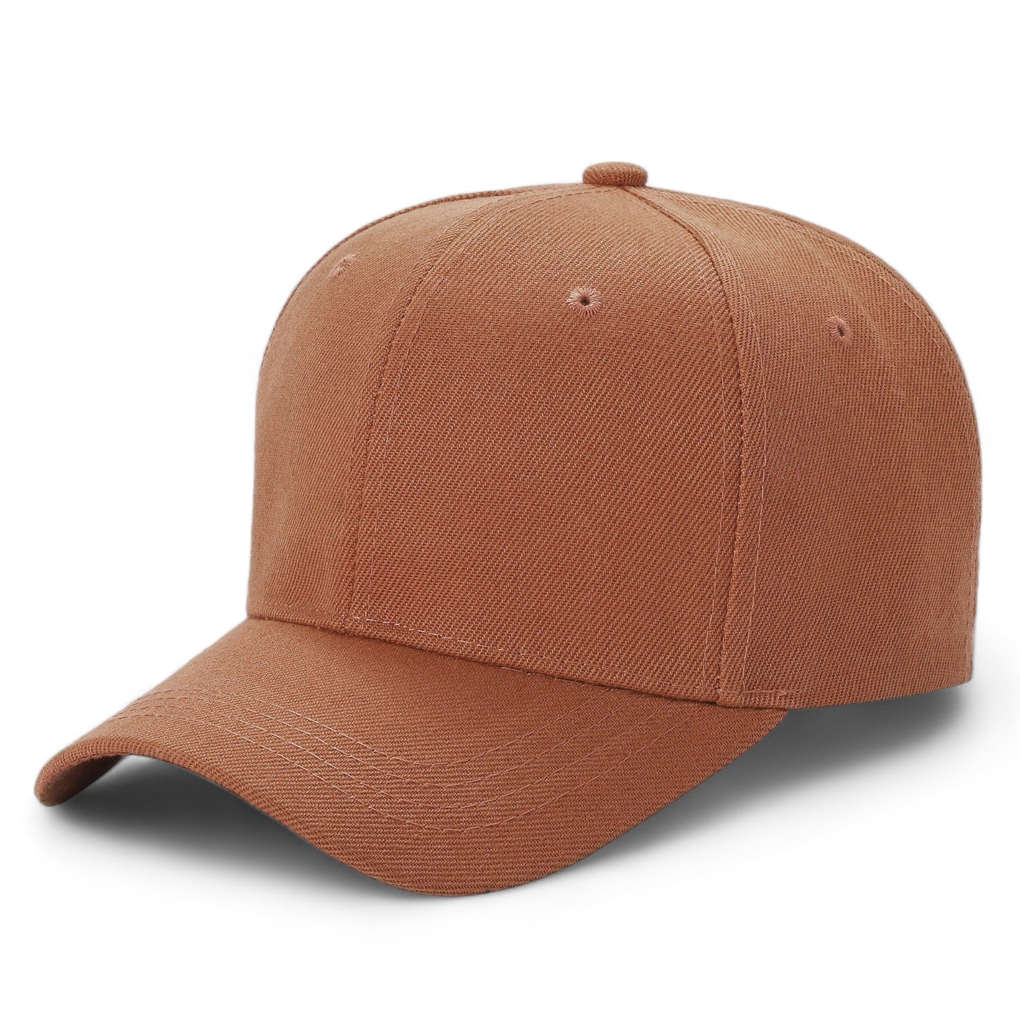 Unisex Premium Adjustable Baseball Cap – Solid Plain Color with Curved Visor