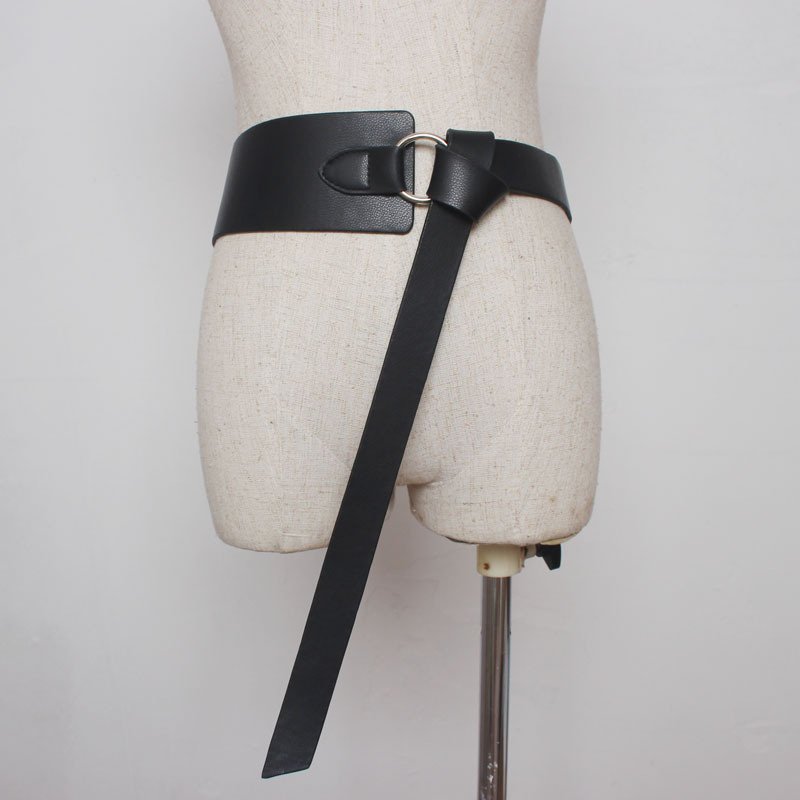 Add Style to Your Outfit with Wide PU Leather Belt