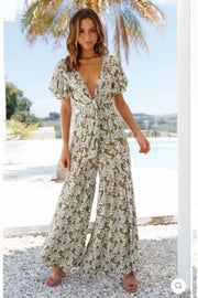 Tie Front Jumpsuit for Women