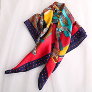 Vintage Style Silk Scarf for Women