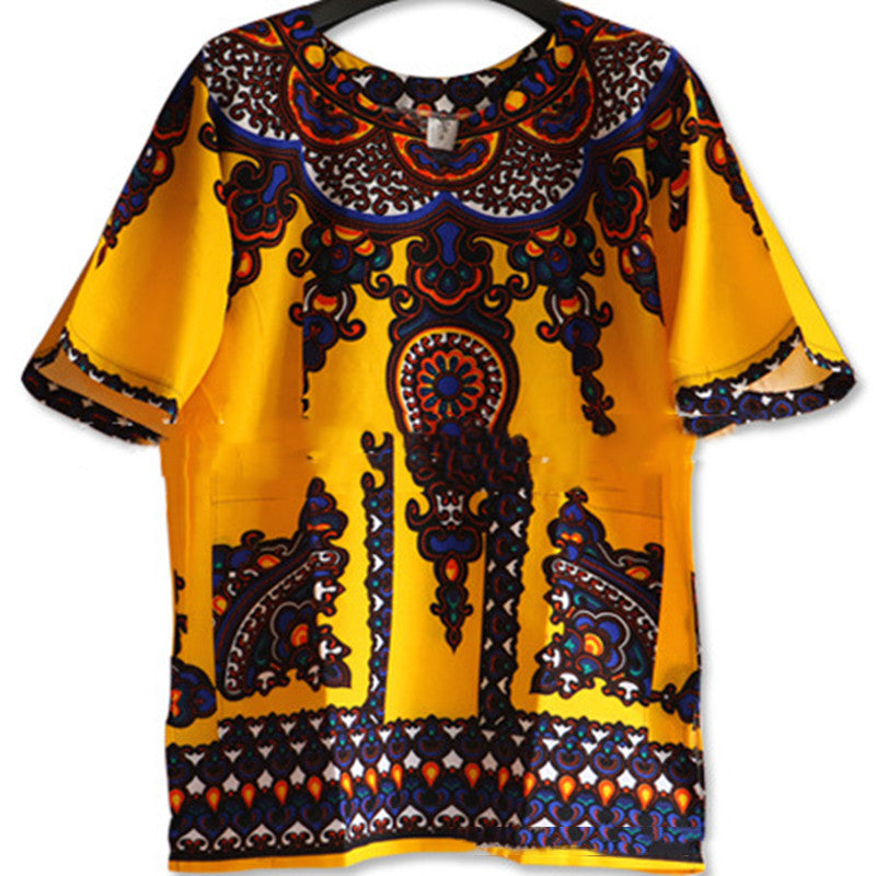 Men's Casual Cotton Linen Short Sleeve Shirt