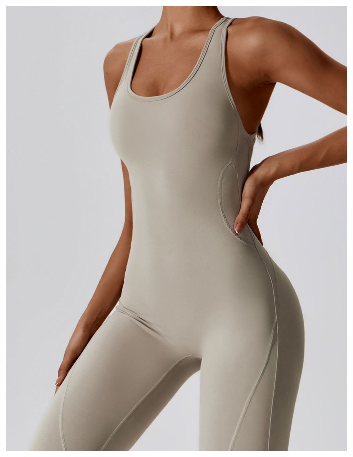 Women's High Elastic One-Piece Yoga Jumpsuit