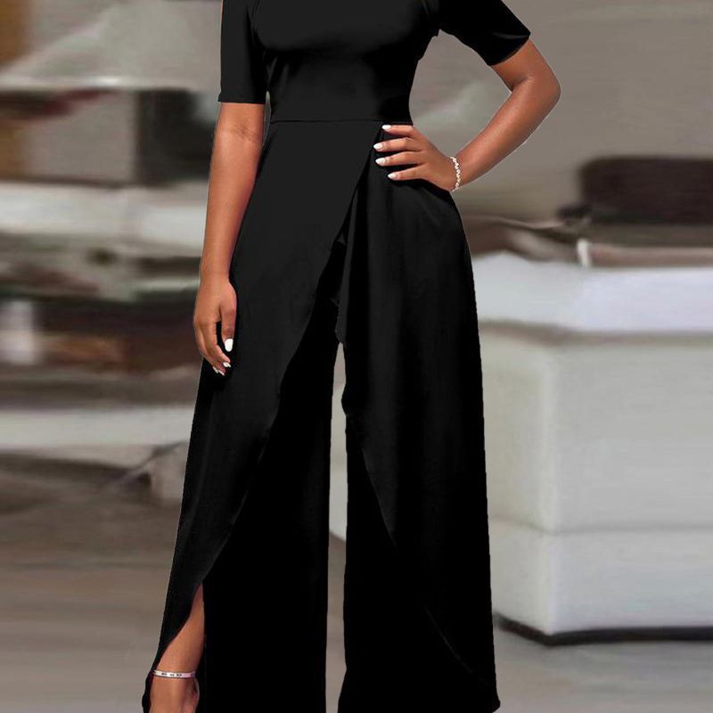 Chic Off-Shoulder Wide-Leg Jumpsuit