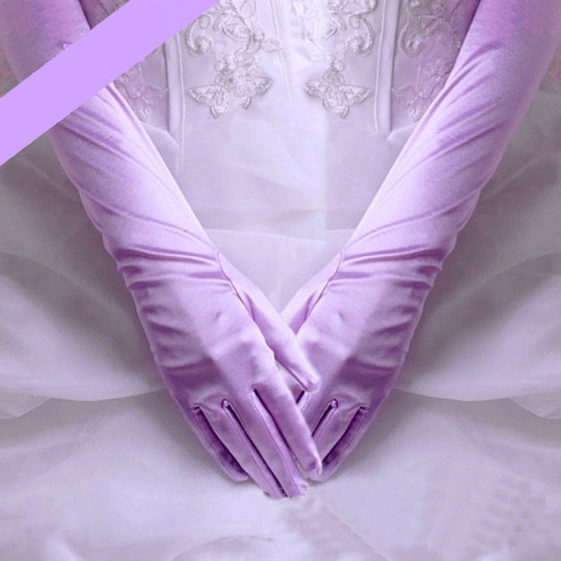 Multicolor Wedding Party Gloves for Women