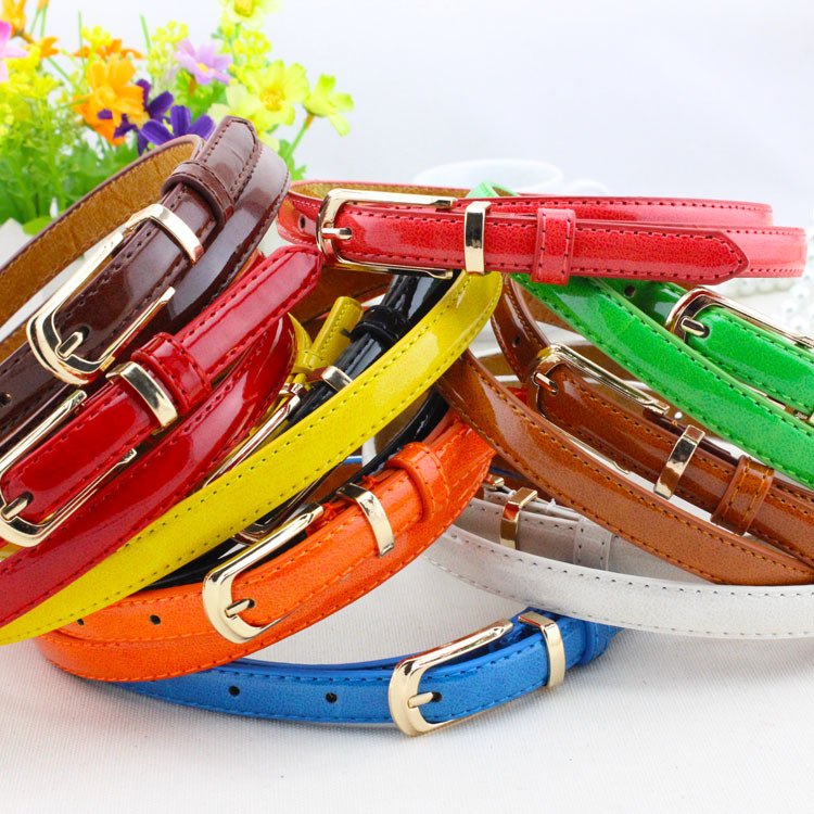 Colorful Candy Belt for Women - Pin Buckle & Multicolor Options