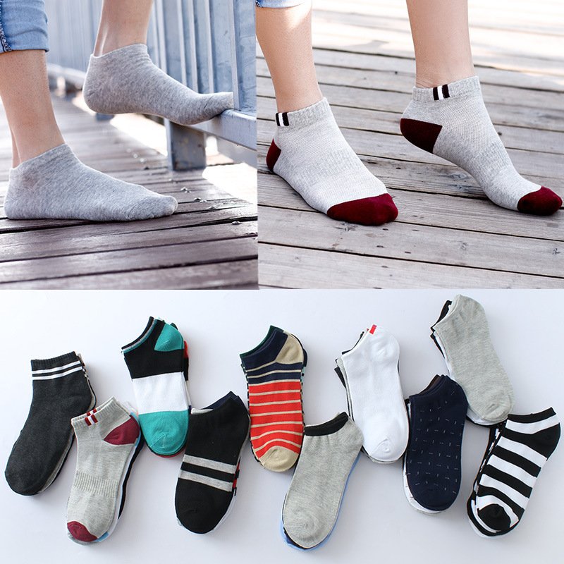 Casual Men's Boat Socks