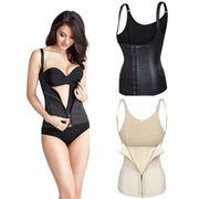 Latex Corset Waist Trainer for Women, Black, Skin Tone, Adjustable Rubber Corset for Hourglass Figure, Body Shaping and Support