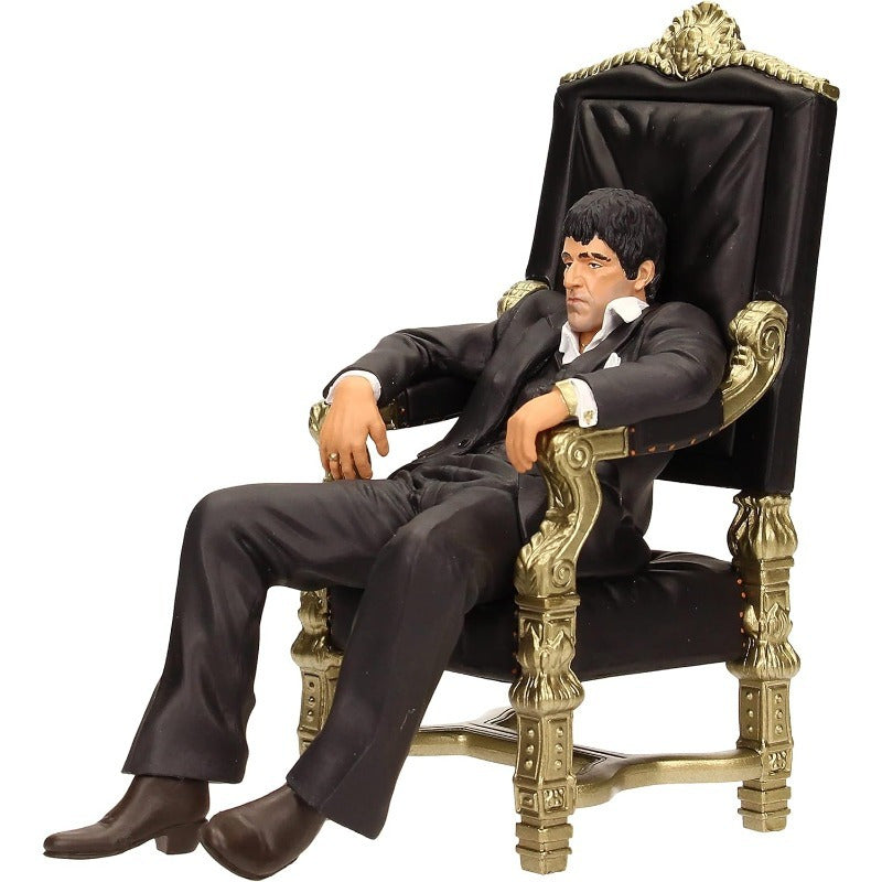 Scarface Tony Montana Throne Figure – 7" Collectible Statue