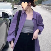 Womens Elegant Relaxed-fit Casual Shirt