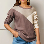 Women's Three-color Printed Loose Short-sleeved Casual T-shirt