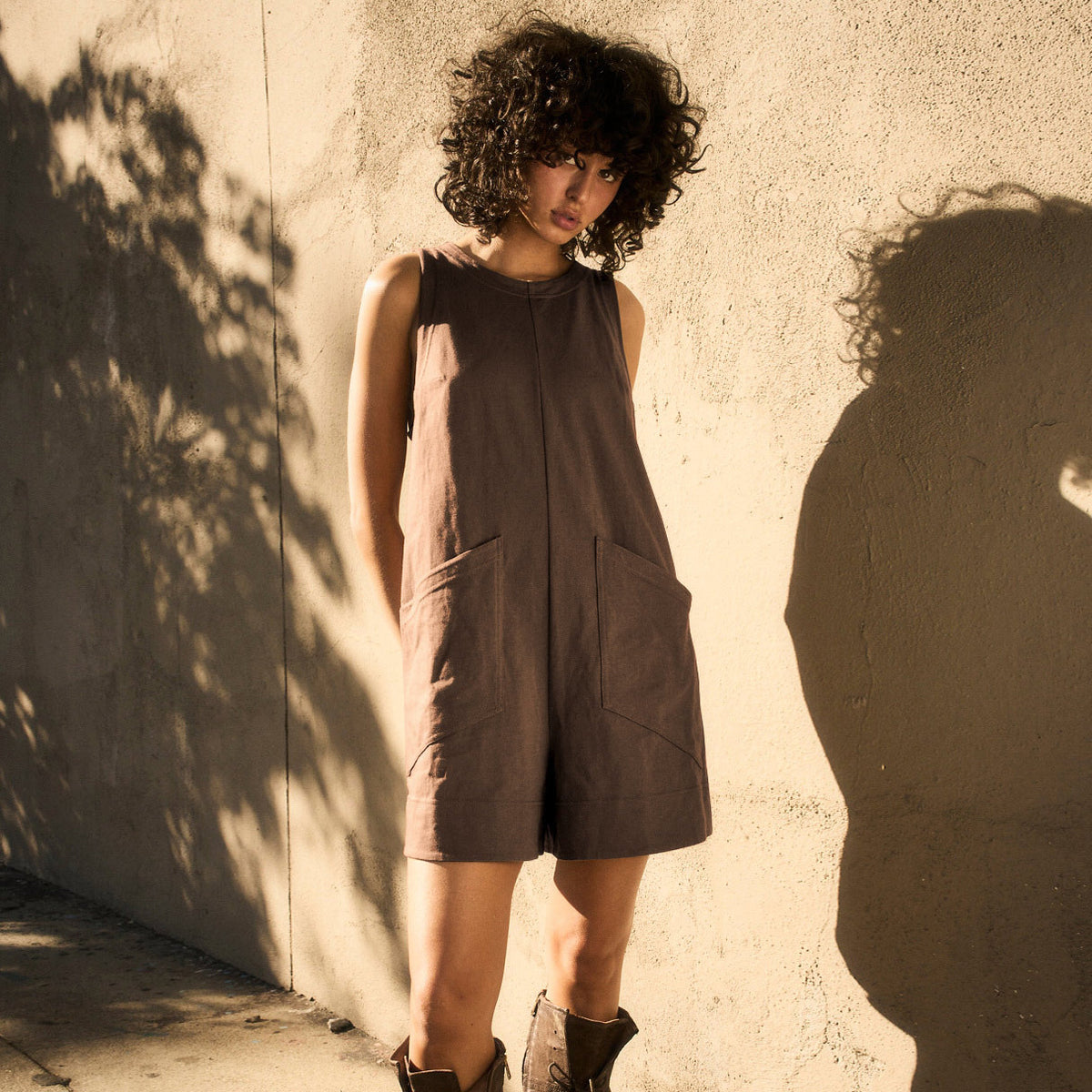 Women's Casual Loose Cargo Jumpsuit with Pockets