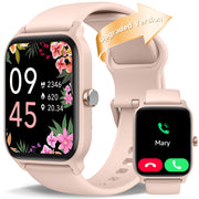 Women's 1.8-inch HD Smartwatch with Fitness Tracking and Built-in Alexa