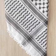 Four-Side Tassel Headscarf for Outdoor Use
