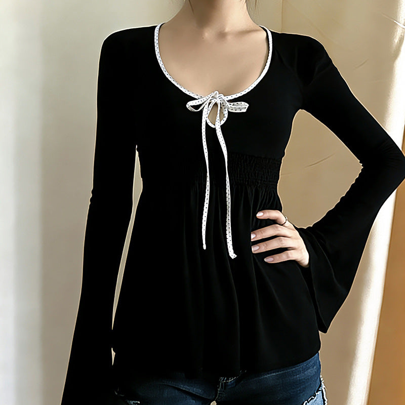 Chic Trendy Women's Long-Sleeve Top