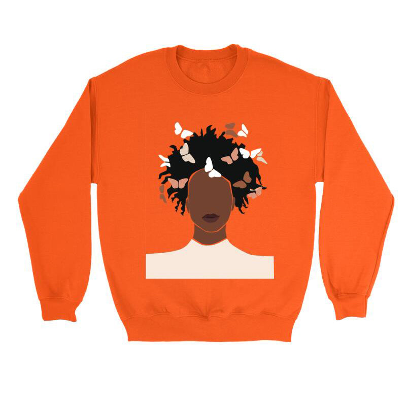 Cartoon Print Casual Pullover Sweatshirt