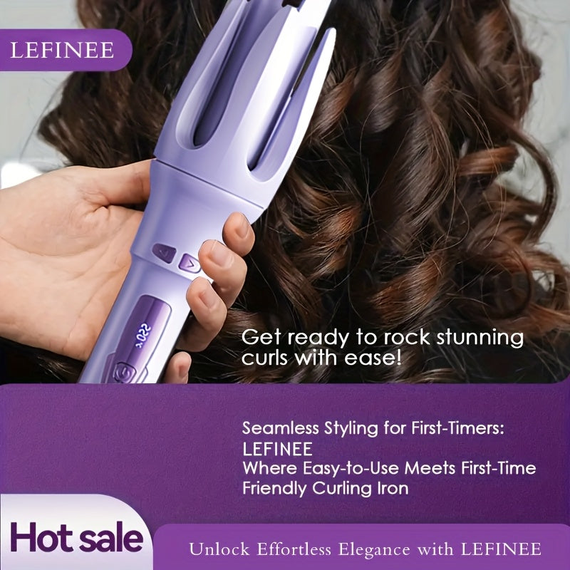 1pc Automatic Hair Curler Portable Anti-tangle Anti-scald Automatic Hair Curler - 1pc Electric Rotating Hair Curler | Perfect For Women, Ideal Gift For Mother's Day, Birthdays, And Christmas
