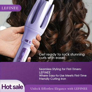 1pc Automatic Hair Curler Portable Anti-tangle Anti-scald Automatic Hair Curler - 1pc Electric Rotating Hair Curler | Perfect For Women, Ideal Gift For Mother's Day, Birthdays, And Christmas