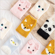 Cozy Cartoon Animal Socks for Women