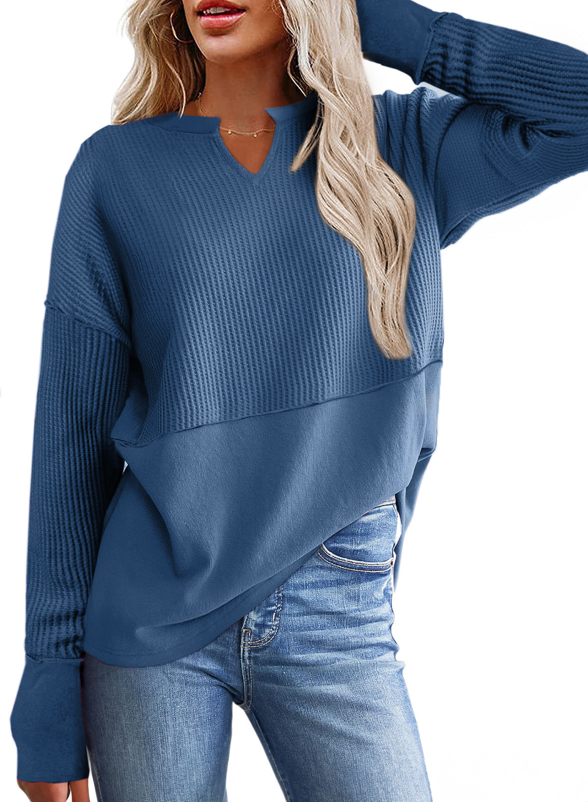 Cozy Solid Color Loose Women's Winter Sweater