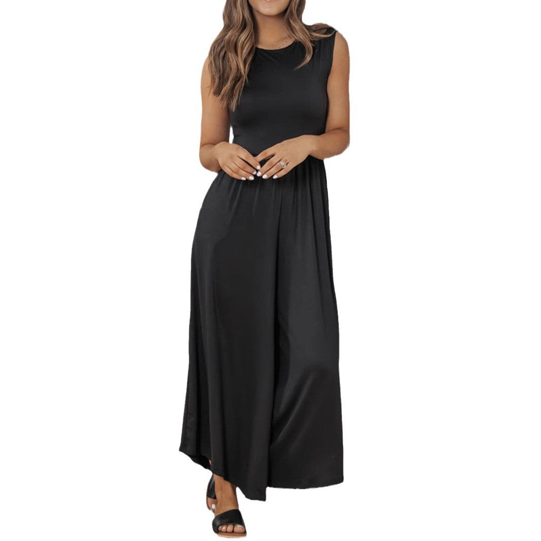 Women's Fashion Solid Color Jumpsuit