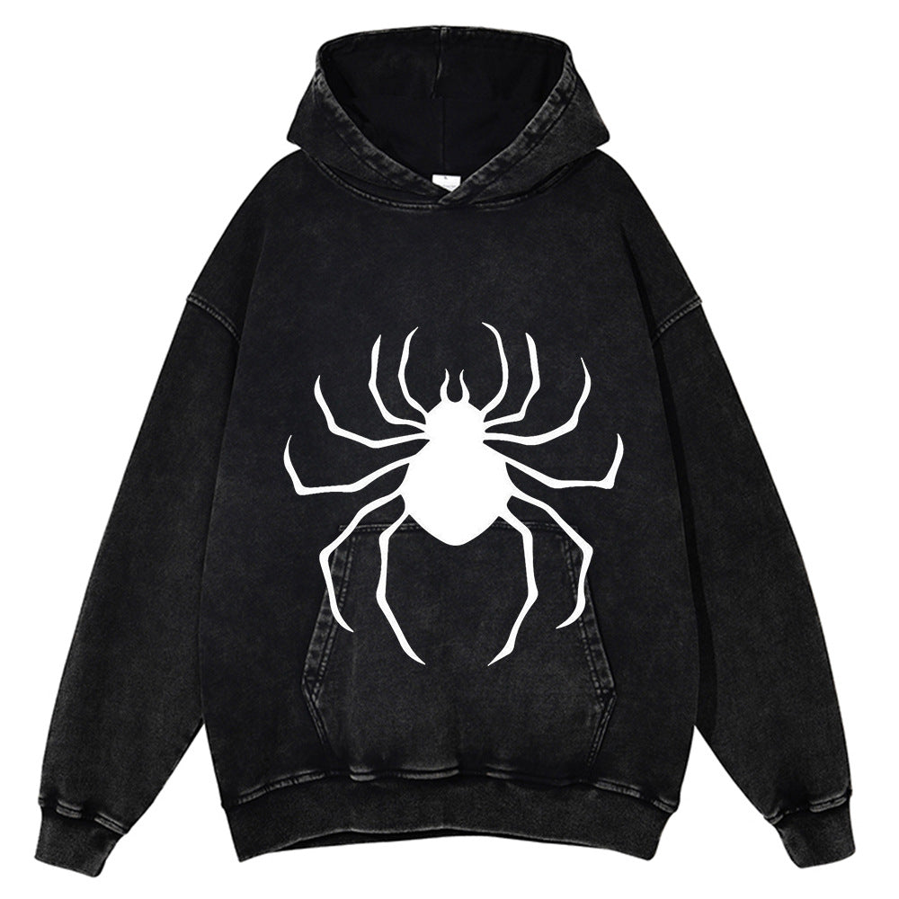 Retro Digital Print Unisex Pullover Sweatshirt