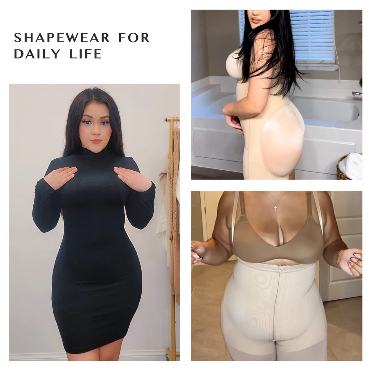 High Waist Shaping Crotch Zipper Corset Pants