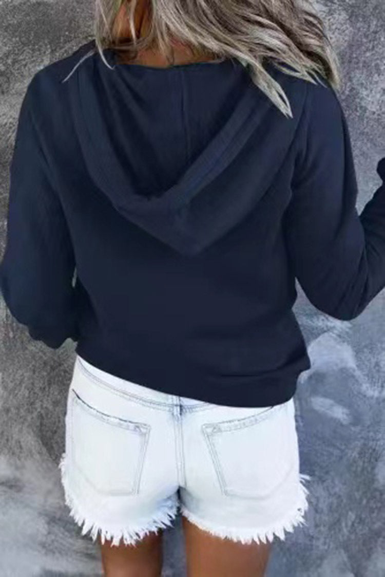Women's Casual Hooded Sweatshirt with Pockets