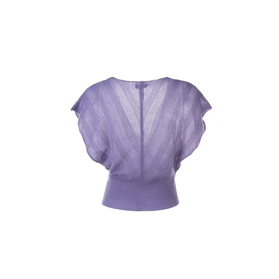 Women's Ballet Practice Sweater – Soft Acrylic Knit, Light Colors