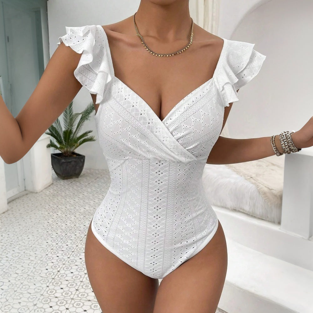 Elegant Flattering Slimming Tapered Three Quarter Length Jumpsuit
