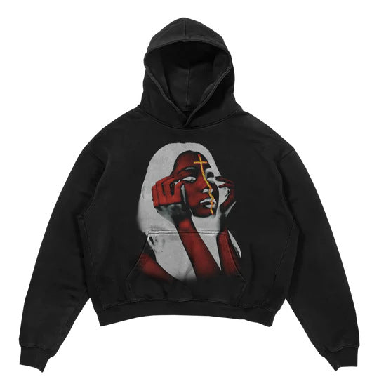 Cozy Loose Pocket Women's Hoodie Sweater