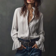European And American Style Casual Resort Shirt For Women