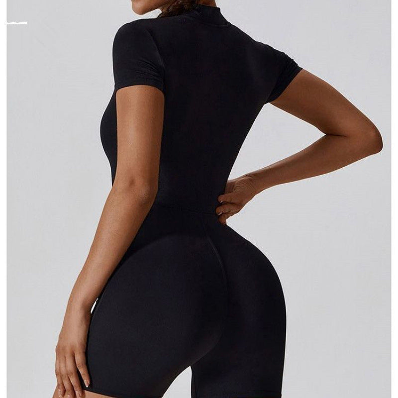 Women's Slim Fit Fitness & Dance Short Romper