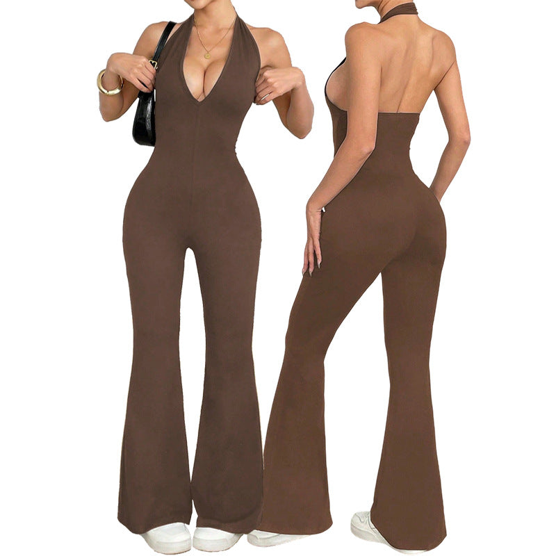 Seamless Butt-Lifting One-Piece Fitness Workout Bodysuit