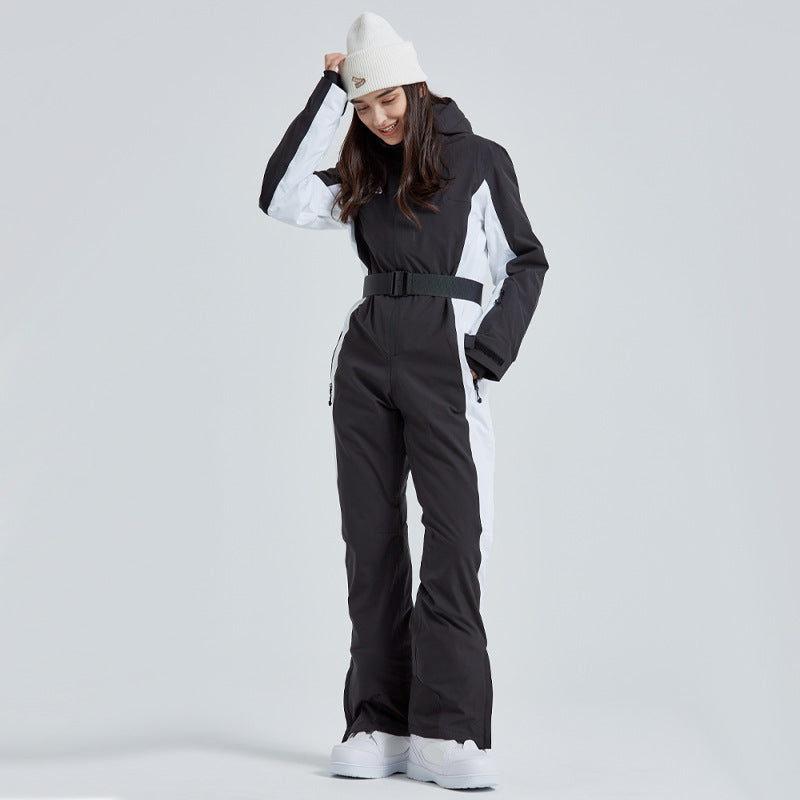 Womens Windproof And Waterproof Outdoor Ski Jumpsuit