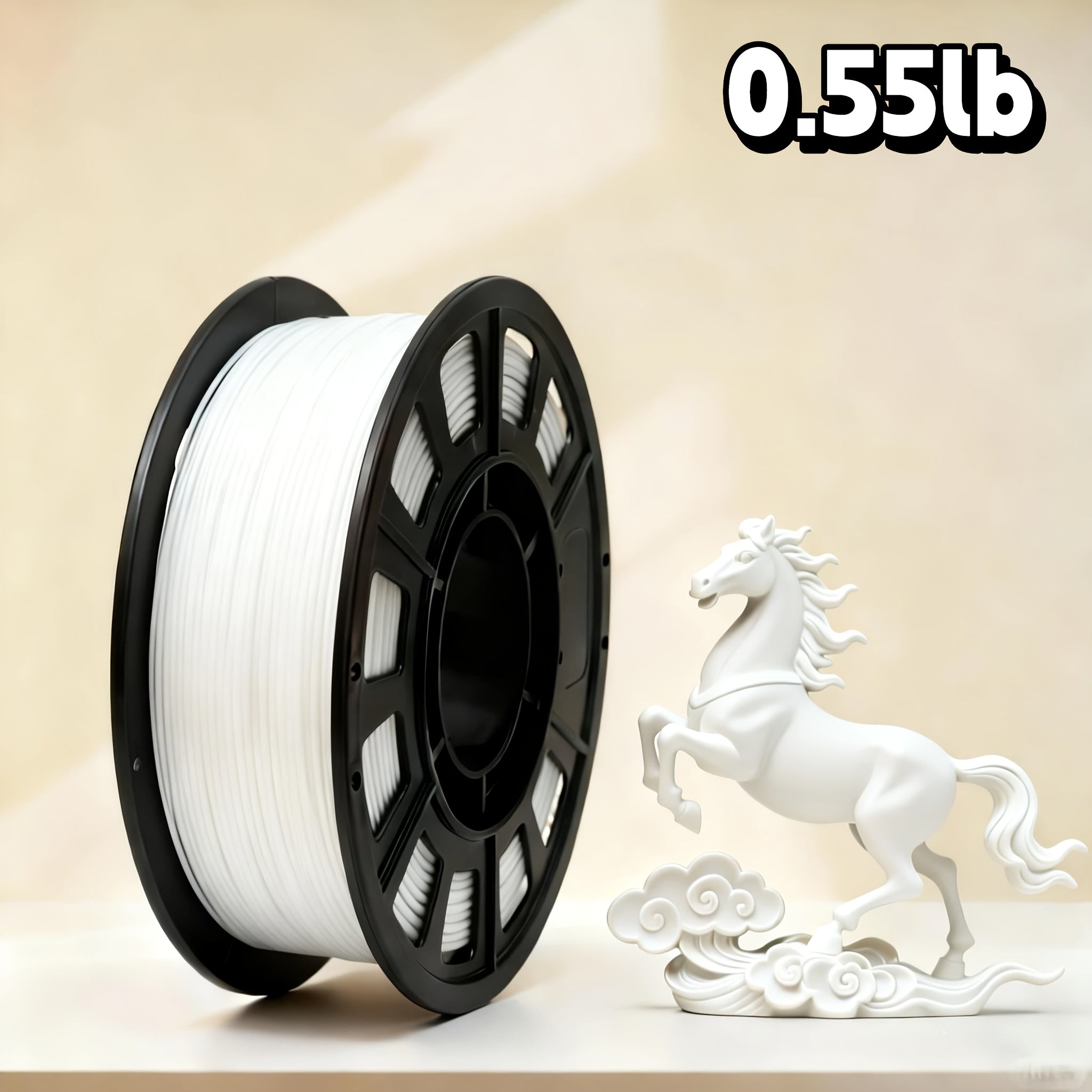 PLA 1.75mm 3D Printer Filament 250g Spool – Rapid Color Change, Low Shrinkage, ±0.02mm Precision