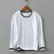 Casual Round Neck Solid Long Sleeve Pullover