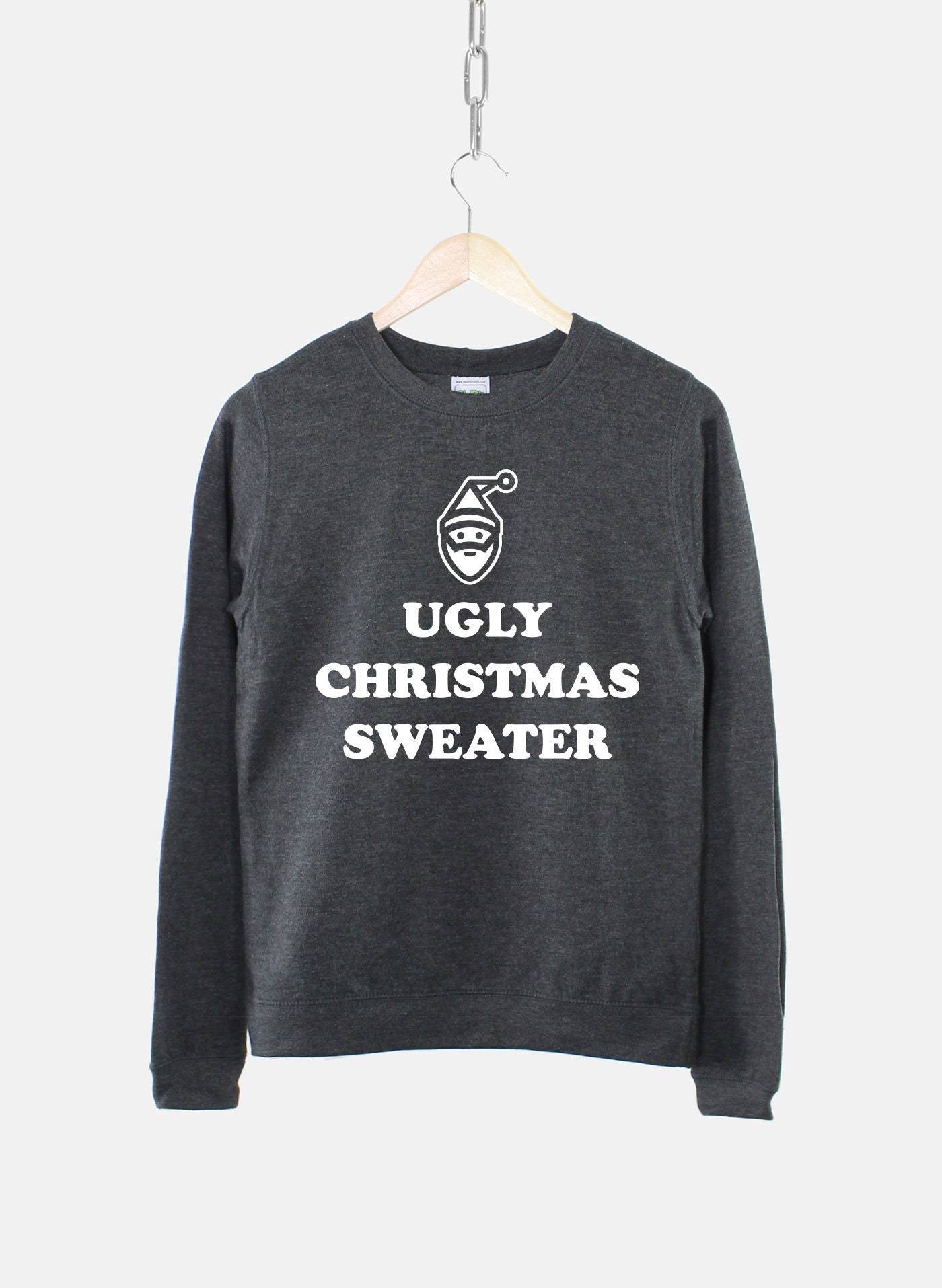 Women's Ugly Christmas Sweater Sweatshirt Bah Humbug Funny