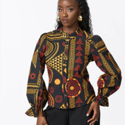 Jahzara Women's African Print Blouse