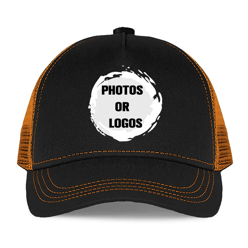 Custom Kids' Baseball Cap – Elastic Fit, Breathable Fabric, Curved Brim with Sun Protection