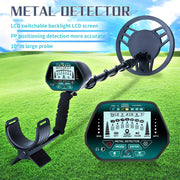 Adjustable Underground Metal Detector with 10-Inch Search Coil – High Precision Treasure Hunting