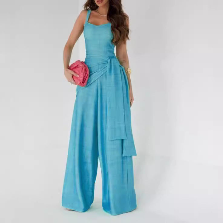 New Style Fashionable Casual Suspender Pants For Women