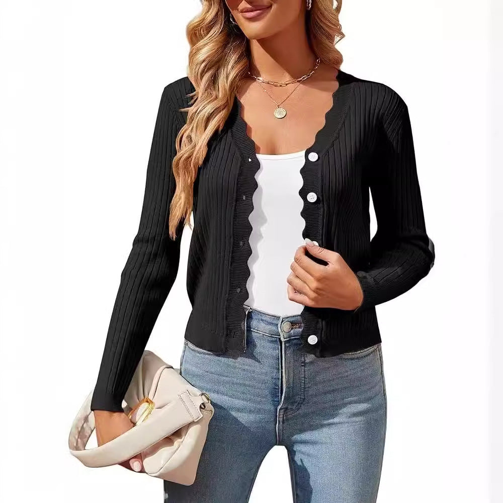 Early Autumn New Women's Knitted Cardigan Top