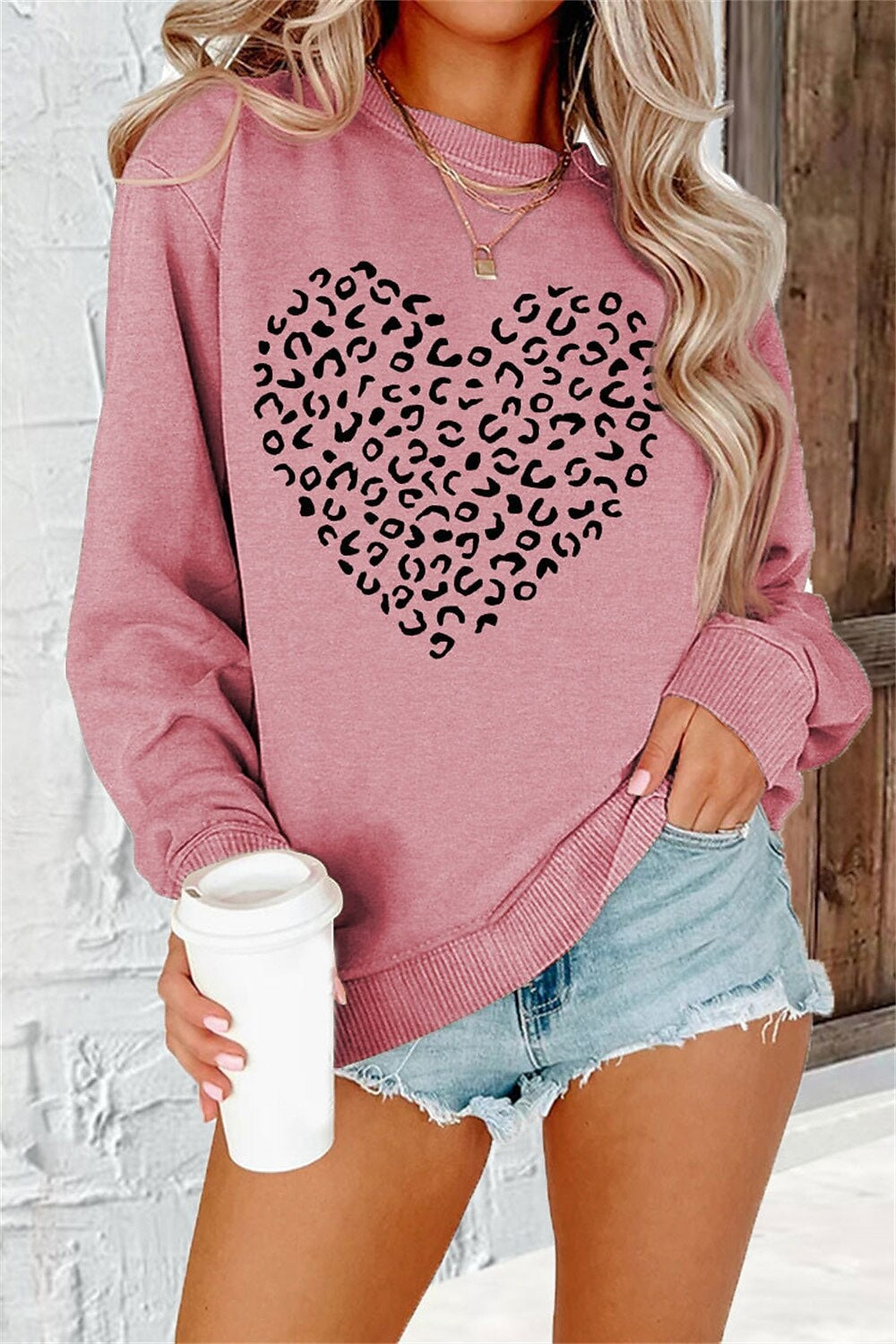 Plus Size 3D Printed Casual Long Sleeve Hoodie