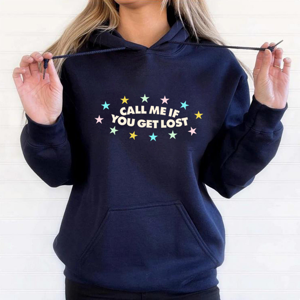 If You Get Lost Call Me Retro Streetwear Hoodie