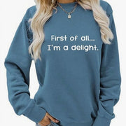 Women's Casual Printed Sweatshirt - Cozy & Stylish Pullover