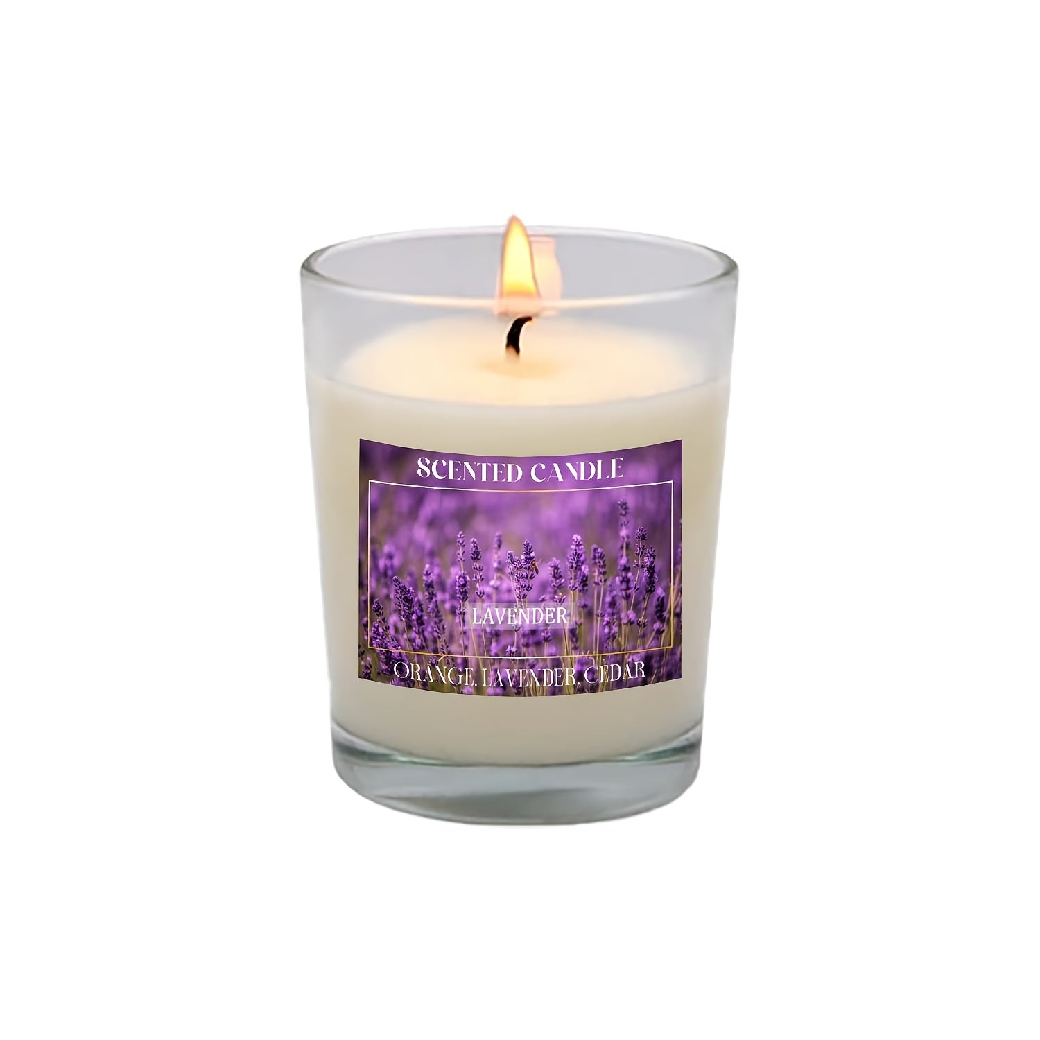 Holiday Scented Candle Gift Set – Long‑Lasting Soy Candles with Rose, Lemon, Sandalwood, Vanilla, Lavender, and Gardenia Scents