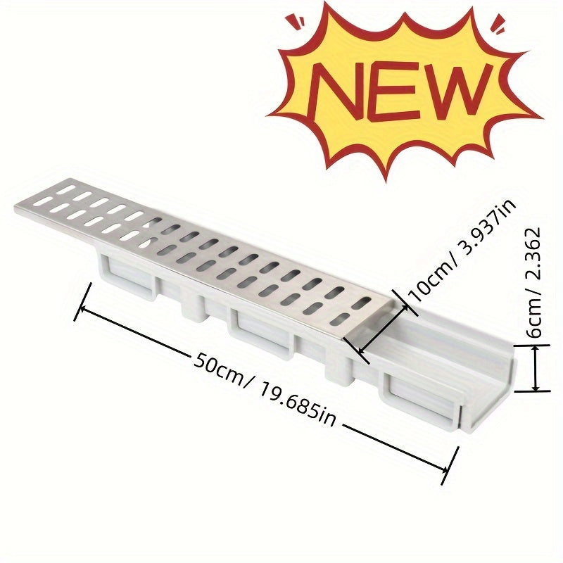 Stainless Steel Drain Cover with Polymer Drain Body