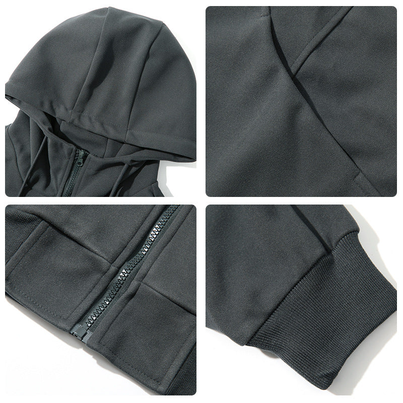 Cozy Matching Couple Hooded Sweatshirt in Solid Colors