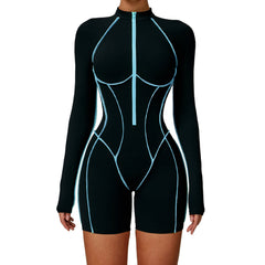 High-Strength Women's Fitness Sports Jumpsuit